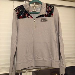 PINK brand quarter zip